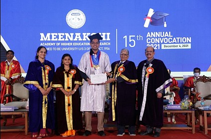 15th annual convocation of Meenakshi Academy of education